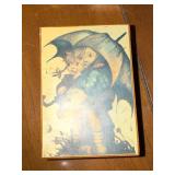 Vintage Brass Trays, Display Cabinet, Snow Globe & Music Boxes Lot