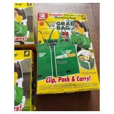3 Sets of Reusable Grab Bags - Clip to Cart Shopping Convenience