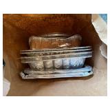 Kitchen Essentials Lot: Foil Pans, Metal Strainers, Glasses, Plastic Cups