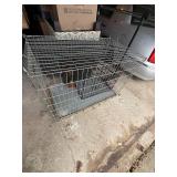 One Medium and One Large Kennel and a Large Travel Kennel