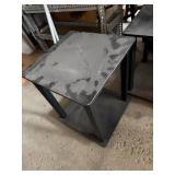 Pair of Black Square Side Tables