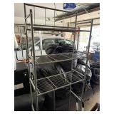 Sturdy Metal 4-Tier Shelving Unit for Storage Over the Toilet Unit/Etagere