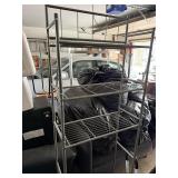 Sturdy Metal 4-Tier Shelving Unit for Storage Over the Toilet Unit/Etagere