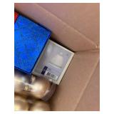 Holiday Decoration Bundle - Lladro Christmas Bell, Ornaments, Gift Boxes, Festive Tin