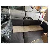 Sectional Couch with Cushions - Great for Garage or Casual Use