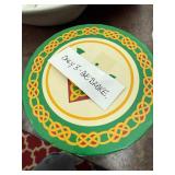 Vintage White Ceramic Dishware & Decorative Plate Set