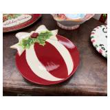 Festive Holiday Ceramic Dishes and Containers Set