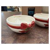 Festive Holiday Ceramic Dishes and Containers Set