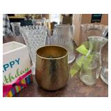 Lot of Assorted Glass and Ceramic Decorative Containers