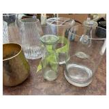 Lot of Assorted Glass and Ceramic Decorative Containers
