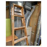 Wooden Step Ladder for Home or Workshop Use