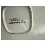 Entire Contents of the Cupboard Including Serving Pieces, Blue & White Porcelain Dinnerware Set with Glassware - Gravy Boat Included