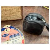 Sunbeam Vintage Electric Shaver, Vintage Looking Speaker & Accessories with Goren Bidding Wheel Discs, Petite Postal Scale