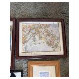 Philip Gray Iris Double-Panel Print Set - Monet Nymphéas & Roses Framed Prints