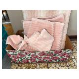 Pink Bath Towel Set