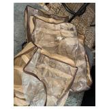 Under-Bed Shoe Organizer (Lot of 3) - Beige Fabric with Clear Windows