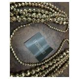R.J. Graziano Multi-Strand Gold-Tone Beaded Necklace