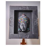 Thai Glass Beaded Buddha Shadow Box