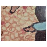 B Teppia Signed Original Field Work Painting