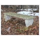 Classical Concrete Garden Bench
