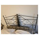 Contemporary Scrolled Steel Queen Bed Frame