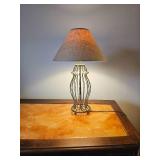 Wire Silhouette Jar Lamp Pair