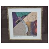 Framed Signed Constructive Nature II Abstract Print