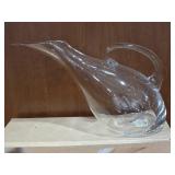 Elegant Lenox Glass Wine Decanter