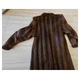 Vintage Real Mink Fur Coat for Craft, as