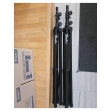 Pair of Professional Adjustable Speaker Tripod Stands