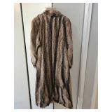 Vintage Raccoon Real Fur Coat