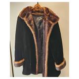 Dark Chocolate Brown Shearling Jacket