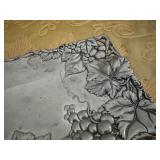 Arthur Court 1996 Grape Pattern Aluminum Serving Tray (12" x 6