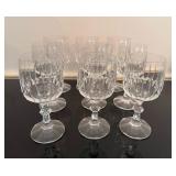 Schott-Zwiesel Tango Pattern Cut Crystal Wine Glasses (Qty 9)