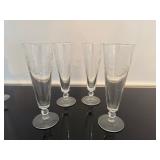 Vintage Pilsner Glasses (Qty 7)