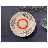 Vintage Glassware and Saucers