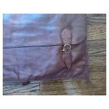 Vintage Brown Leather Garment Bag (in excellent condition)