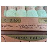 New Premium Ultra Soft Wash Cloths from Bamboo (Two 6 Packs)