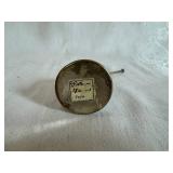 Vintage Brass Incense Burner, Vintage Triangular Brass Ashtray and Vintage Waterpipe