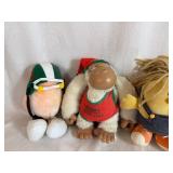 Vintage Plush Toys Including Three Avon Somersault Pals