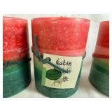 Cabin Scents Wax Pillar Candles Hand Poured in Minnesota