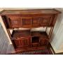 Antique Chinese Tea Chest/Hutch 48" wide x 14" deep x 53" tall
