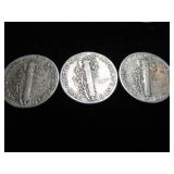 Mercury, Roosevelt & Canada Dimes