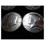 Ten Kennedy Half Dollars