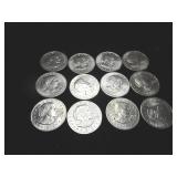 12 Susan B Anthony Dollars