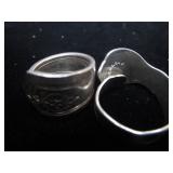 Three Spoon Rings