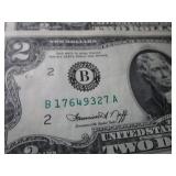 Nine Consecutively Numbered $2