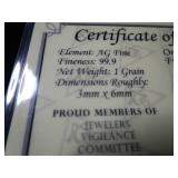 One Grain Fine Silver