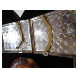 Vintage Tortoise Shell Compact, Cig. Case, Lipstick