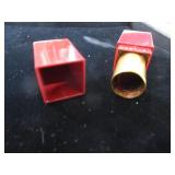 Vintage Tortoise Shell Compact, Cig. Case, Lipstick